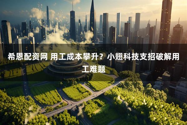 希恩配资网 用工成本攀升？小翅科技支招破解用工难题